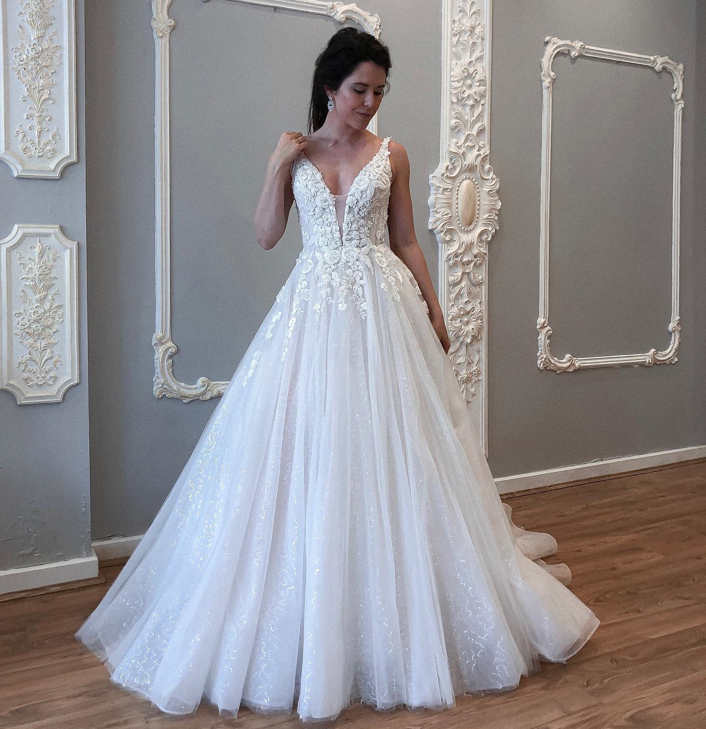 princess polly baby blue dress Primavera Couture 4374 Long Beaded Sequin Prom Dress Slit V Neck Point –  Glass Slipper Formals