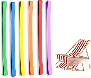 Sangles de fixation en silicone élastique durables 300*18*1.5MM pour chaises de plage (10 couleurs) - Product Image 1