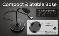 Nouveau microphone de bureau USB à condensateur édition NC avec suppression du bruit pour ordinateur portable et utilisation en conférence, prise en charge OEM