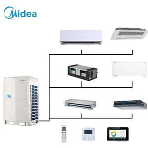 Midea vrf system vrf v6 series units air conditioners outdoor and indoor unitswith spare parts for Apartment