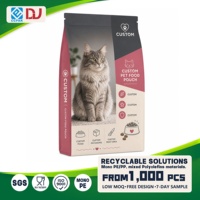 Pochette personnalisée en PE robuste avec fermeture éclair pour aliments pour animaux de compagnie (croquettes et nourriture pour chats) – Fournitures pour marques d'animaux de compagnie