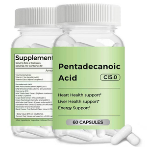 Cápsulas de Ácido Pentadecanoico OEM al por Mayor, 60 Unidades, con Ácido Pentadecanoico NAD y Suplemento Dietético de Cardo Mariano - Product Image 1