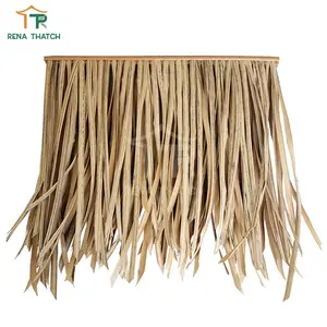 Hotsale waterproof palapa artificial thatch roof gazebo synthetic reed thatch tiles artificial thatch