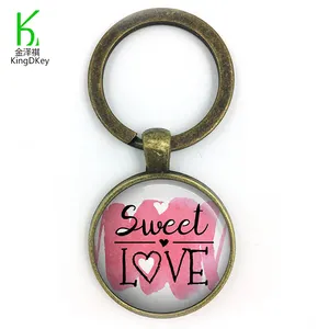 Nhà Máy Trực Tiếp Key Tag Kim Loại Key Chain Valentine Sinh Nhật Khuyến Mãi Quà Tặng Keyring Key Chủ