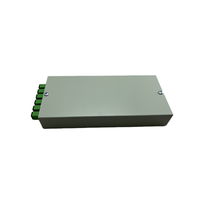Kotak terminasi serat terpasang di dinding, 6-Port Mini ODF Digital SC FC serat terbuat dari plastik