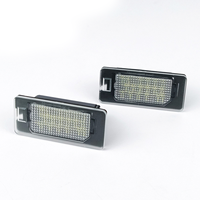 Lampe de plaque d'immatriculation LED haute luminosité 6500-7000K 2,8W 12-30V Tension universelle Étanche pour Volkswagen Audi Skoda SEAT Golf