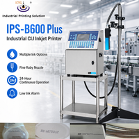 Impresora de inyección de tinta industrial IPS-B600 Plus de 5 líneas para botellas (CIJ)