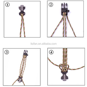Braccialetto di <span class=keywords><strong>sopravvivenza</strong></span> per escursioni in viaggio Kit di emergenza tattico di emergenza per esterni SOS - Product Image 5
