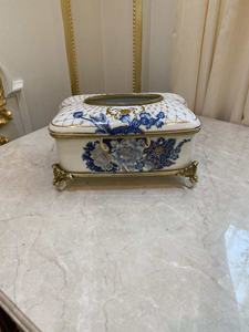 Vasi da tavolo in ceramica moderna in ceramica blu e bianco con <span class=keywords><strong>disegno</strong></span> a mano per la decorazione domestica - Product Image 3