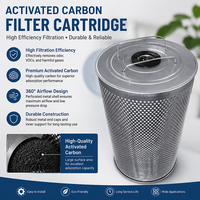 Filter Arang Aktif Penghilang Bau Hidroponik untuk Mesin Dry Cleaning - Promo!
