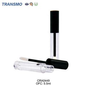 Tubo de brillo labial PCR con aplicador, tubo de base de maquillaje de marca privada de 5.5ml, tubo de brillo labial PCR vacío con cepillo OEM - Product Image 5
