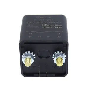 Battery Isolator Switch Automotive Disconnect Battery Relay ATV UTV Parts RV CAR 12V 24V 100A Smart Dual Battery Isolator Switch