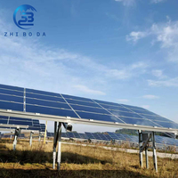 Système de montage au sol solaire pour usage domestique, forte stabilité, structure au sol photovoltaïque, étanche, anti-corrosion, support au sol