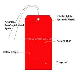 Thân Thiện Với Môi Tùy Chỉnh Chất Lượng Cao In Logo Nhựa Cứng PVC An Ninh Bao Bì Treo <span class=keywords><strong>Tag</strong></span> Trống Cho Bán Lẻ Và Xây Dựng Thương Hiệu - Product Image 6