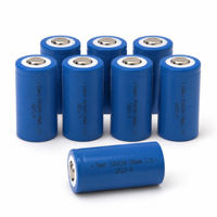 16340 3.7V 700mAh ICR Li Ion Sel Silinder Isi Ulang 1200 Siklus Kelas A untuk Lampu Kepala Lampu Sepeda OEM ODM