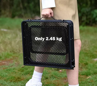 Table pliante de barbecue d'extérieur en gros, table de pique-nique de camping, grille pliable et portable