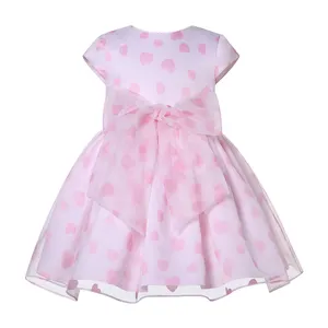 Pettirigl Spanish Valentine's Day kids Young Girls Elegant Princess Party Eid Sweetheart Organza Dresses Size 2-12Y