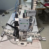 Machine à coudre automatique à points de recouvrement multi-aiguilles 12 aiguilles Moteur 6000 points/min pour vêtements, chaussures, sacs à main - QingBen