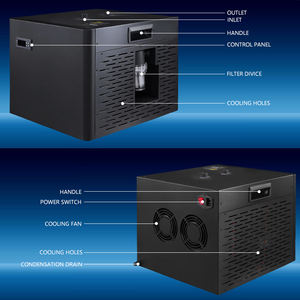 Machine de refroidissement pour bain de glace ZT Professional 1/3HP avec système de filtration d'eau, pompe de refroidissement pour bain froid pour la thérapie sportive - Product Image 2