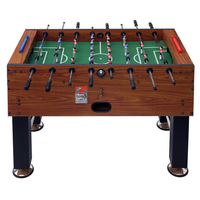 Table de baby-foot pliable de haute qualité en bois massif et MDF, à monnayeur, pour usage intérieur