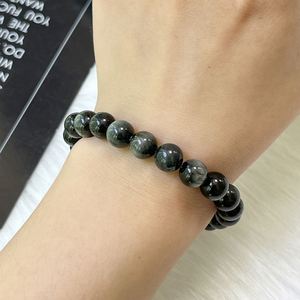 Bracelet en pierre naturelle avec perles de verre colorées, protection EMF, bijoux à marque privée, gestionnaire de compte dédié - Product Image 4