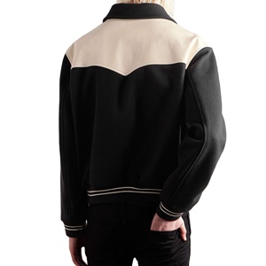 <span class=keywords><strong>Chaqueta</strong></span> Bomber Varsity <span class=keywords><strong>de</strong></span> <span class=keywords><strong>Cuero</strong></span> PU con Parches y Logotipo Personalizado, Diseño <span class=keywords><strong>Original</strong></span> <span class=keywords><strong>de</strong></span> Alta Calidad <span class=keywords><strong>de</strong></span> XUCHANG para <span class=keywords><strong>Hombre</strong></span> - Product Image 2
