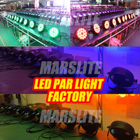 Lumières LED pour DJ, projecteur PAR 18 * 10W RGBW DMX, éclairage de scène PAR 10W pour DJ, discothèque, spectacle, bar, KTV