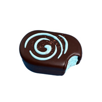 Jouet Squishy en Plastique Alimentaire Fin en Forme de Chocolat, à Remontée Lente, Anti-Stress, Décompression, Fidget pour Garçons et Filles de 14 Ans et Plus