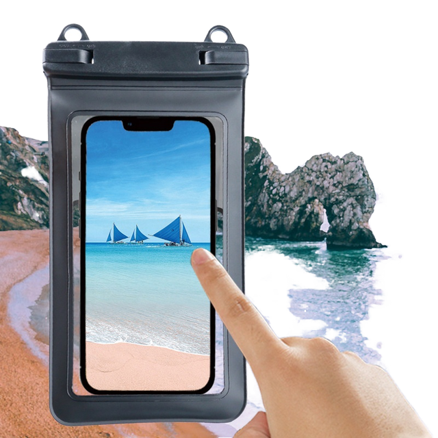 Wholesale Universal IPX8 Waterproof Phone Case Touch Screen Swimming Pouch Bag Type Waterproof Bag