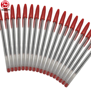 Aben Bulk 1.0mm Bullet Tip Plastic Ballpoint <b>Pens</b> Blue/Black/Red Ink Offering Simplicity Functionality for Students Office Use - Product Image 2