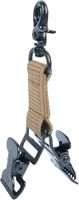 Clip de fixation pour gants de travail MELOTOUGH avec laisse pour gants, mousqueton pivotant, clip crocodile, sangle pour gants de pompier