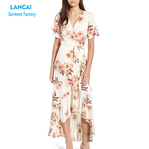 Produttori di abbigliamento personalizzato lungo abito languido lungo lungo Maxi ragazze abiti Casual bohémien per le donne - Product Image 2