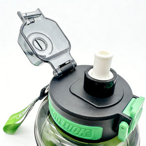 Bouteille d'eau en plastique réutilisable pour le sport et <span class=keywords><strong>la</strong></span> gym, sans BPA, de qualité alimentaire, inodore, facile à nettoyer, avec couvercle - Product Image 6