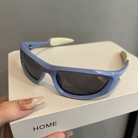 2025 nouvelles lunettes de soleil noires pour les activités de plein air Street Style Protection solaire lunettes de soleil pour presbytie Y2K lunettes de cyclisme pour hommes