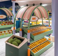 Mainan Supermarket Anak Eibele, Permainan Peran Pusat Perbelanjaan Realistis, Perlengkapan Bermain Dalam Ruangan, Set Furnitur Permainan Peran