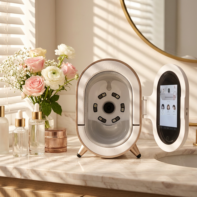 3D Skin Scanner AI Facial Analyzer Scientific Analysis Portable Magic Mirror Test Analysis Camera for Accurate Skin Face Head