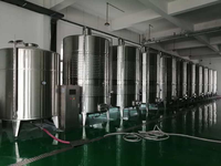 Équipement de fermentation en acier inoxydable pour le vin et le jus 1000L 2000L 3000L