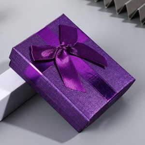 定制空硬纸板礼品盒，用于蝴蝶结丝带和袜子组织的珠宝存储 - Product Image 6