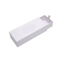 Boîte cadeau personnalisée en carton rigide rectangulaire pour lunettes et lunettes de soleil avec gaufrage, type tiroir