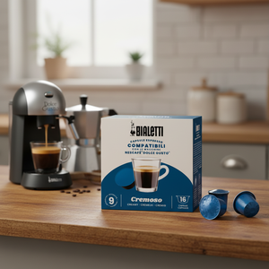 Capsule di Caffè Bialetti 16 Cremoso in Alluminio Compatibili con Dolce Gusto con Coperchio 0,19 Capsule - Product Image 2