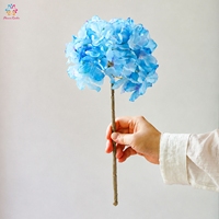 Grande tige de fleur d'hortensia artificielle en tissu, hortensia artificiel pleine fleur en plusieurs couleurs pour la décoration de mariage et de maison dans un vase