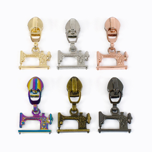 Meetee F2-5 5 # hợp kim Zip Fastener puller Túi tự sửa chữa bộ dụng cụ may Phụ kiện cho quần áo túi dây kéo puller thanh trượt - Product Image 1