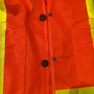 Gilet de sécurité réfléchissant haute visibilité CITICITY pour travaux de topographie, robuste, avec poche à pression et emplacements pour stylos - Product Image 4