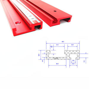 Chute en alliage d'aluminium t-pistes modèle 45 T fente piste d'onglet bricolage <span class=keywords><strong>menuiserie</strong></span> outil de travail du bois pour établi routeur <span class=keywords><strong>Table</strong></span> scie - Product Image 2