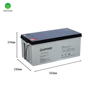 Batterie UPS 12v 12ah 100 150 200ah Batterie plomb-acide scellée au gel 12v 7ah-200ah batteries au gel solaire