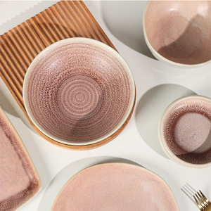 Modern Simplicity Silent Wind Wholesale Ceramic Tableware <b>Set</b> High Color Value Matte <b>Microwave</b> Safe Dishwasher Safe Eco-Friendly - Product Image 2