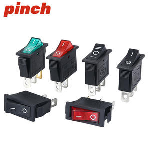 Interruptor basculante KCD3 de 3 pines y 2 posiciones con luz roja de 16A para dispensador de agua - Product Image 3