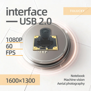 เซ็นเซอร์ชัตเตอร์แบบ Global ความละเอียด 2MP รุ่น OG02B10 ความเร็วสูง 60fps โฟกัสคงที่ ภาพสี โมดูลกล้อง USB สำหรับ VR AR และการมองเห็นด้วยเครื่องจักร - Product Image 4