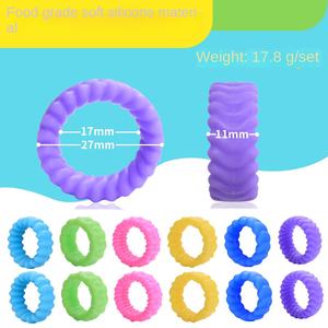 Anelli Antistress a Forma di Spina per Bambini, Anello Sensoriale in Silicone Unisex per Età 0-6, Allevia l'Ansia e Favorisce la Calma - Product Image 3