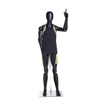 HM01-G-X Mannequin articulé réglable, modèle de présentation corps entier pour magasin de vêtements, vitrine de vente au détail